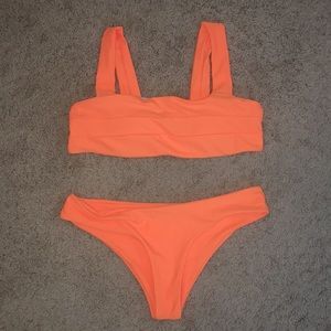 Neon Orange Bikini
